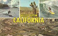 Hello from California, unused Postcard