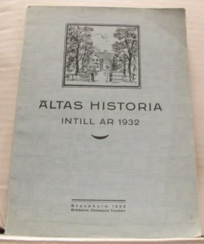 Historik över Älta samhälles utveckling intill år…
