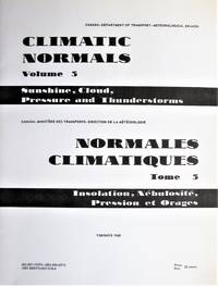 image of Climatic Normals. Volume III-Sunshine, Cloud, Pressure and Thunderstorms
