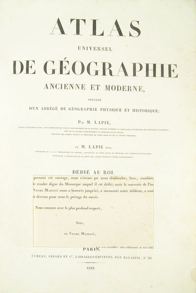Atlas Universel de Géographie ancienne et moderne, précédé d'une Abrégé de Geographie physique et historique. Dédié au Roi... (photo 5)
