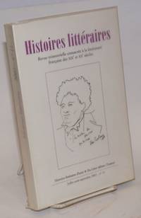 Histoires littéraires: revue trimestrielle consacrée à la littérature française des XIXe et Xxe siècles. No. 11