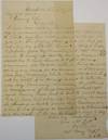 AUTOGRAPH LETTER, SIGNED 9 SEPTEMBER 1863 AT MADISON, FLORIDA, TO MAJOR P.W. WHITE AT QUINCY, FLORIDA, CONCERNING THE CONFEDERACY'S "PRESSING DEMAND FOR BEEF.