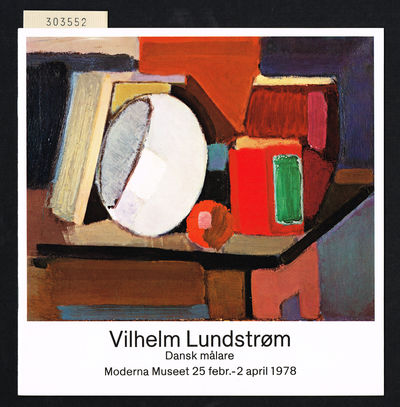 Vilhelm Lundstrøm. Dansk målare. Moderna Museet…