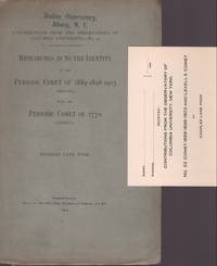 cover of Researches as to the Identity of the Periodic Comet of 1889-1896-1903 (Brooks) with the Periodic Comet of 1770 (Lexell).