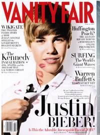 cover of VANITY FAIR: JUSTIN BIEBER