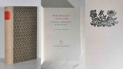 Boktrycket i Finland intill freden i Nystad. A.a.