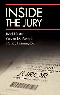 Inside the Jury by Dr Reid Hastie - Hardcover - from The Saint Bookstore (SKU: B9781584772699)
