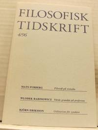 Filosofisk tidskrift nr 4/1996.