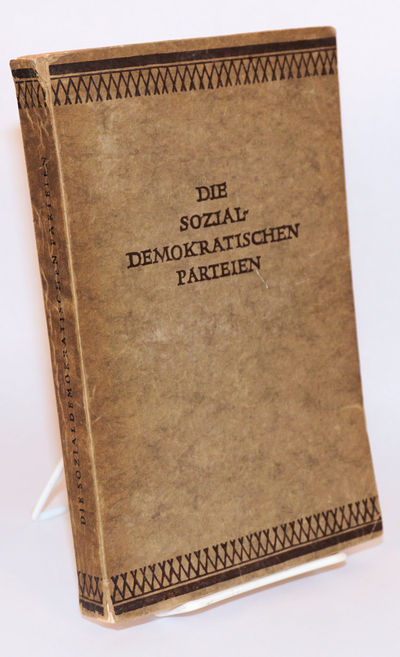 Hamburg: Verlag Carl Hoym Nachf, 1926. Paperback. 318p., softbound in 9x6 inch printed grey wraps; h...