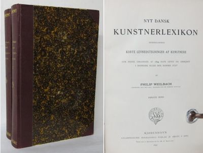 Nyt Dansk Kunstnerlexikon indeholdende korte…