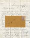 1867 – Letter from an early settler in Cimarron, New Mexico, informing a friend back home in Ohio, that a gold rush had begun in earnest and that he might mine a claim and marry one “of these Black Eyed Mexican galls”