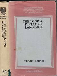 The Logical Syntax of Language