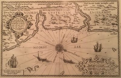 Caerte der Noordt custe va(n) Engelandt,…