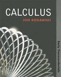 Calculus : Early Transcendentals
