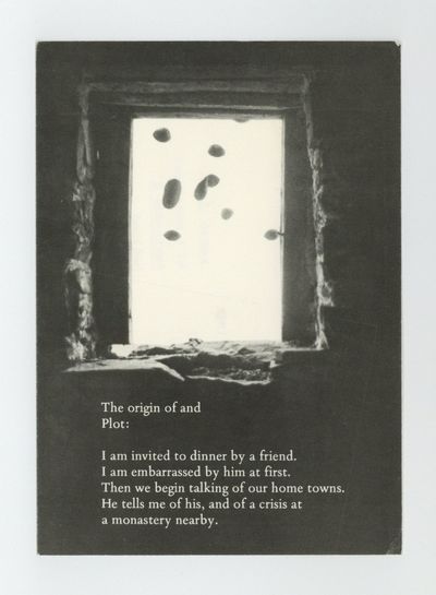 Exhibition postcard: Bill Beckley Bei Konrad Fischer (3-27 April 1973)