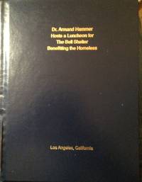 Dr. Armand Hammer Hosts a Luncheon for The Bell Shelter Benefiting the Homeless by Dr. Armand Hammer - 1990