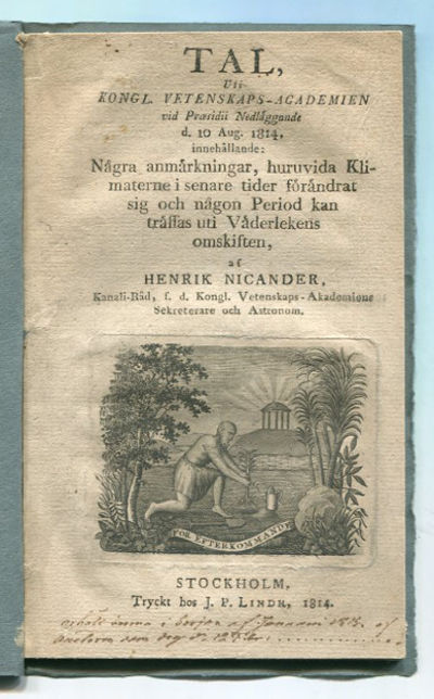 Tal, uti kongl. Vetenskaps-academien vid præsidii…
