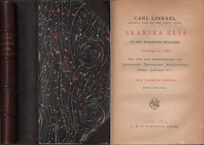CARL LINNAEI, SKÅNSKA RESA PÅ HÖGA ÖVERHETENS…