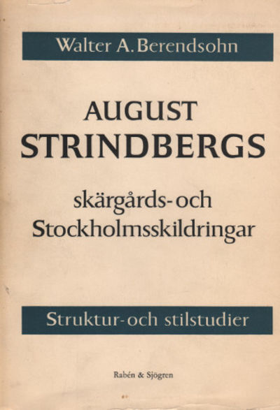 AUGUST STRINDBERGS SKÄRGÅRDS- OCH…