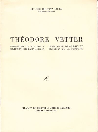 Théodore Vetter. Desenhador de ex-libris e cultor…