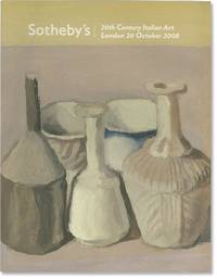 [Sotheby's] 20th Century Italian Art: London 20 October 2008 (Softcover)