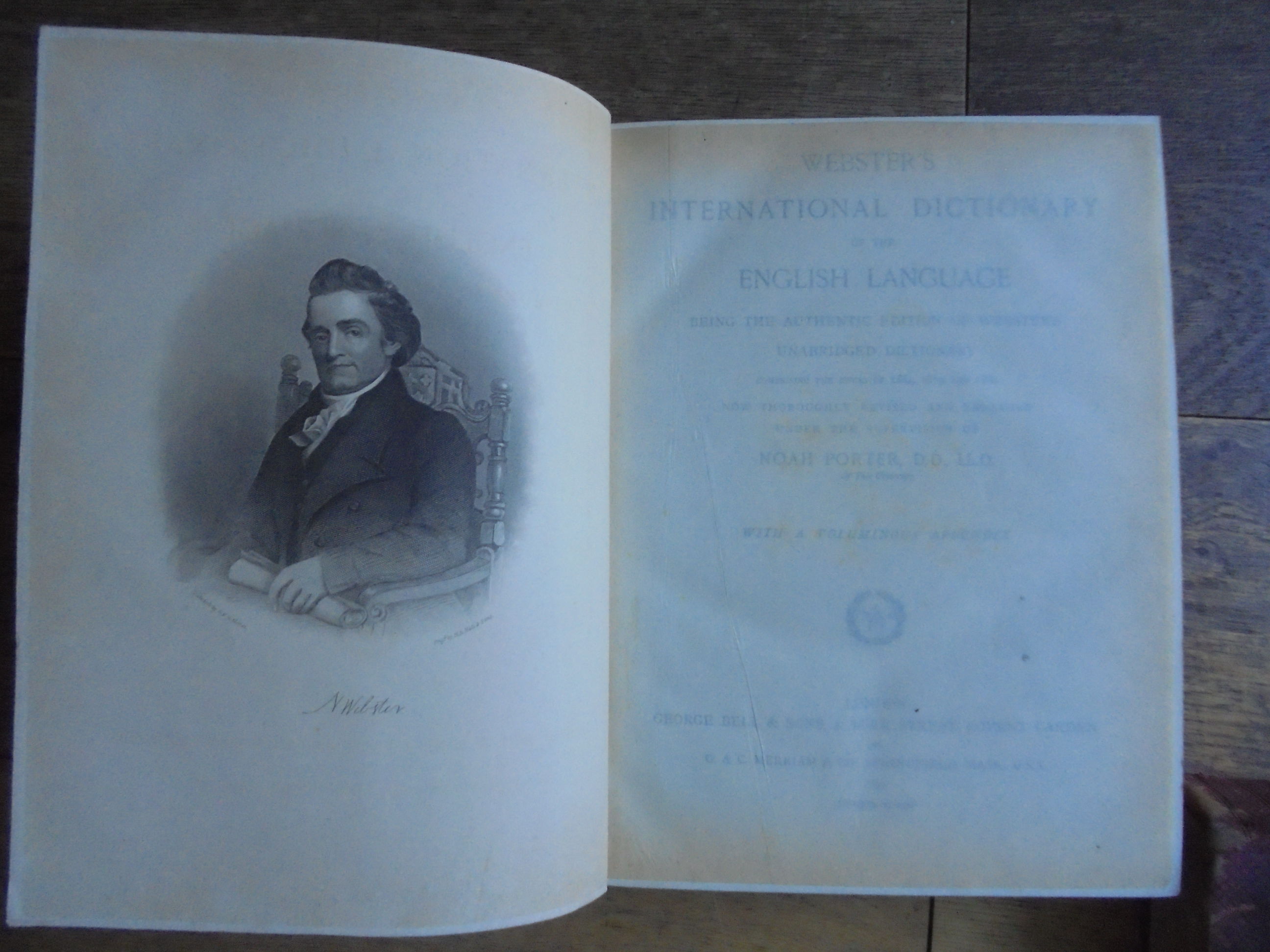 webster's international dictionary 英英辞典 Webster's International Dictionary of the English Language, Being