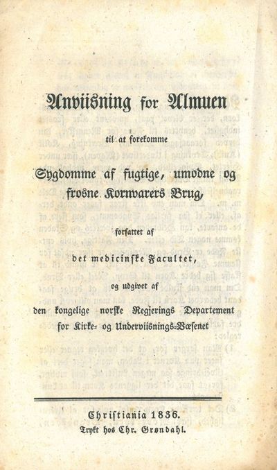 til at forekomme Sygdomme af fugtige, umodne og…