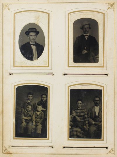 [Various locations in Texas, 1884. Good.. Thirty-four photographs stored throughout in the picture w...