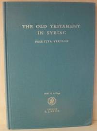 The Old Testament in Syriac according to the…