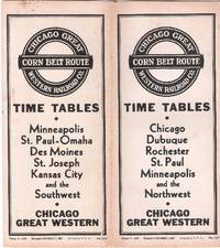 Time Tables - Chicago Dubuque Rochester St. Paul Minneapolis and the Northwest. Revised to October 1, 1937