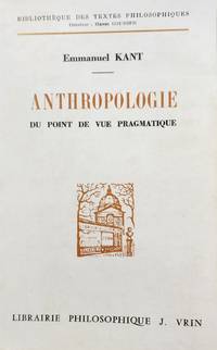 cover of Anthropologie du point de vue pragmatique