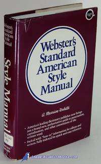 Webster&#039;s Standard American Style Manual by MORSE, John M. (editor) - 1985