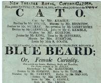 cover of The Tragedy of Cato. This Present Saturday, March 16, 1811, will be acted (the 10th time) the Tragedy of Cato.