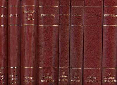 Bygdebok for Eidsberg og Mysen 1-8. 6 bind…