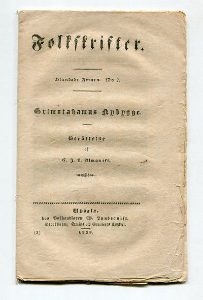 Grimstahamns nybygge. Berättelse.