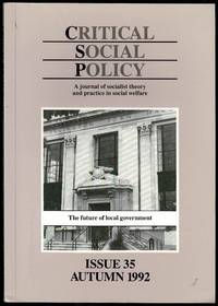 image of Critical Social Policy Issue 35 Autumn 1992
