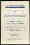[Program]: The Open Boat: Poems From Asian America