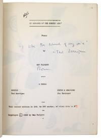 IN ADVANCE OF THE BROKEN ARM by Padgett, Ron; Ted Berrigan (ed.) - 1964