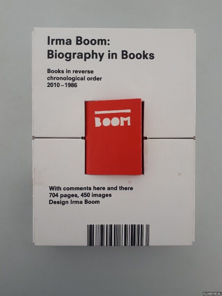 Irma Boom: Biography in Books. Books in reverse