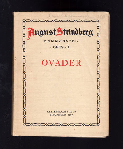 Oväder. Kammarspel. Opus 1.