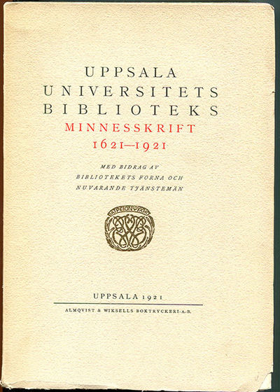 Uppsala universitets biblioteks minnesskrift…