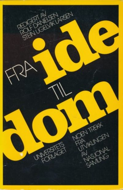 Fra ide til dom. Noen trekk fra utviklingen av…