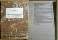 image of 93. Auktion: Kunstwissenschaftliche und andrer Literature: 11 Mai 1985