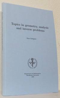 Topics in geometry, analysis and inverse problems.