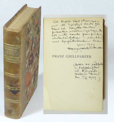 Franz Grillparzer. Hans lif och verk.