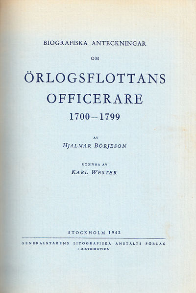 Biografiska anteckningar om Örlogsflottans…