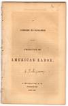 An address to Congress on the protection of American Labor