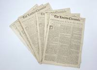 image of Fine collection of five complete issues of 'The London Chronicle' newspaper, each issue containing references to Franklin's famous pamphlet 'The Interest of Great Britain with Regard to Her Colonies...'