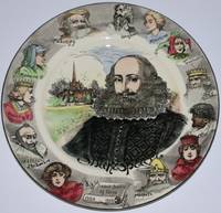 [China] Decorative Shakespeare Wall Plate made by Royal Doulton. "Sweet Swan of Avon. 1564 1616