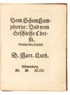 Vom Schem Hamphoras: Und vom Geschlecht Christi. Matthei am j. Capitel